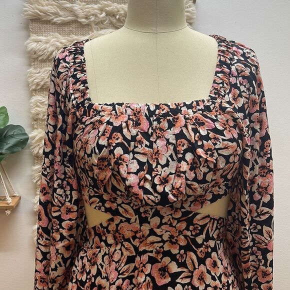 Free People Jael Printed Mini Dress 👗 - Picture 3 of 9